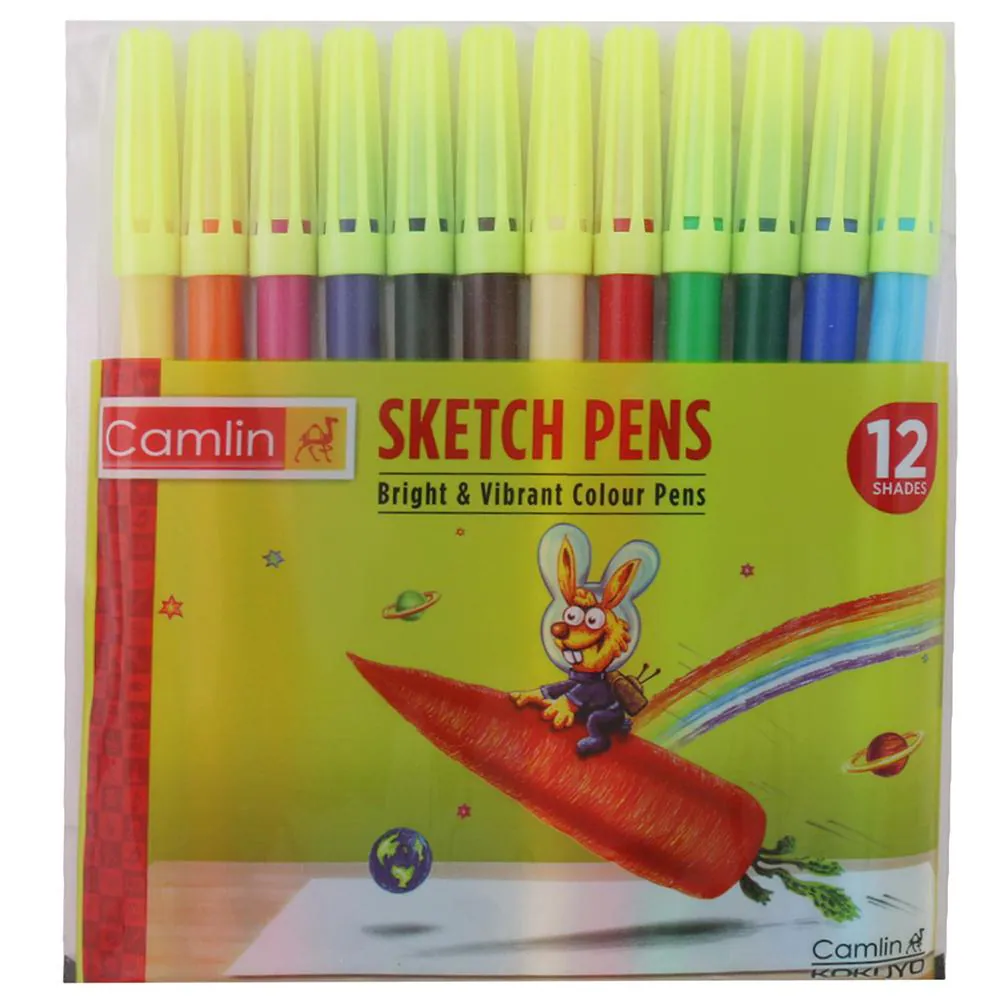 Camel Sketch Pens (12 Shades)