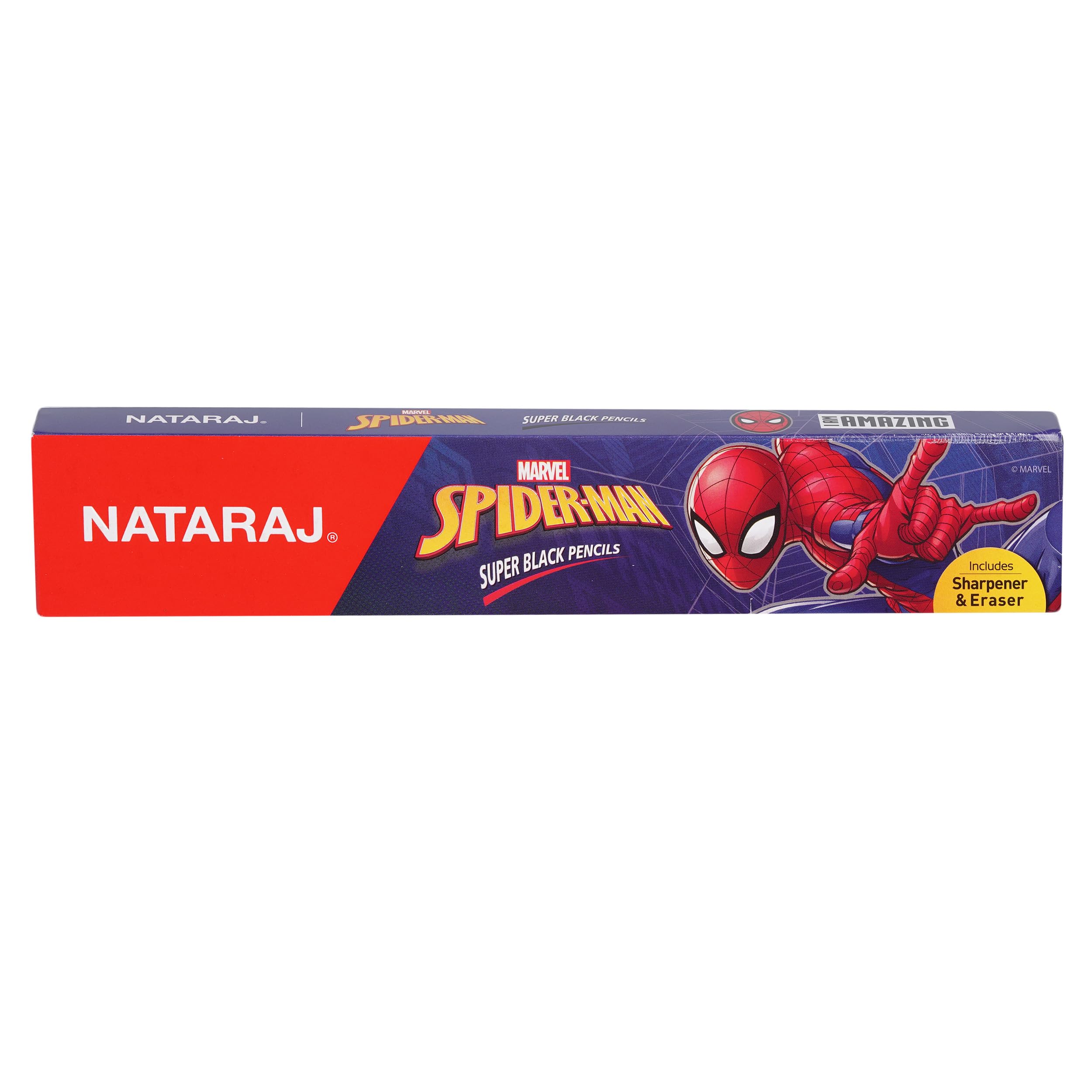 Nataraj Spiderman Pencils (10 Pencils Per Pack)
