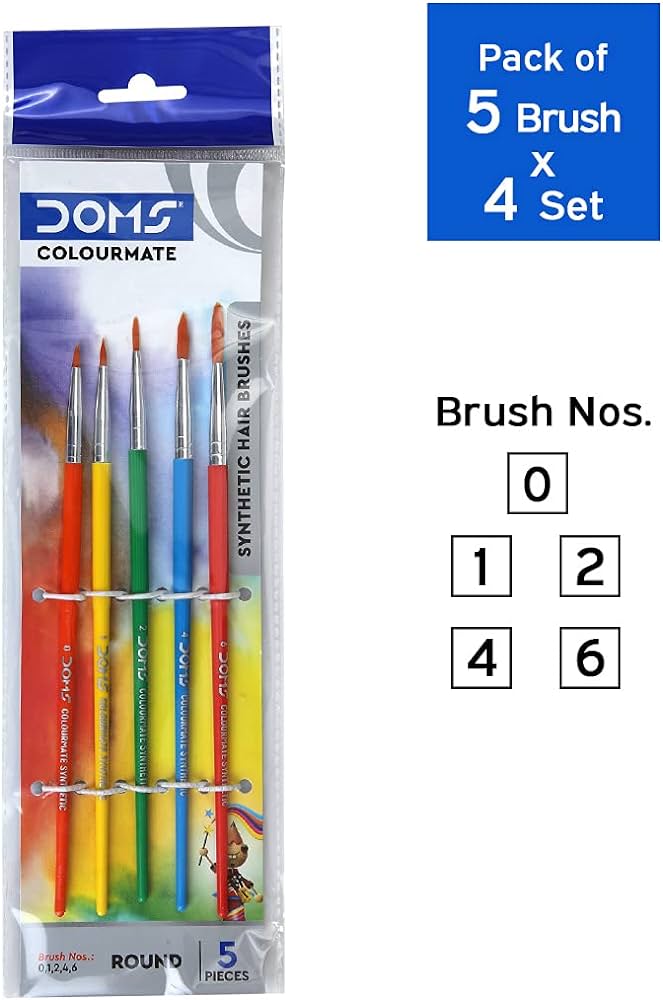 Doms Brushes Set 0,1,2,4,6