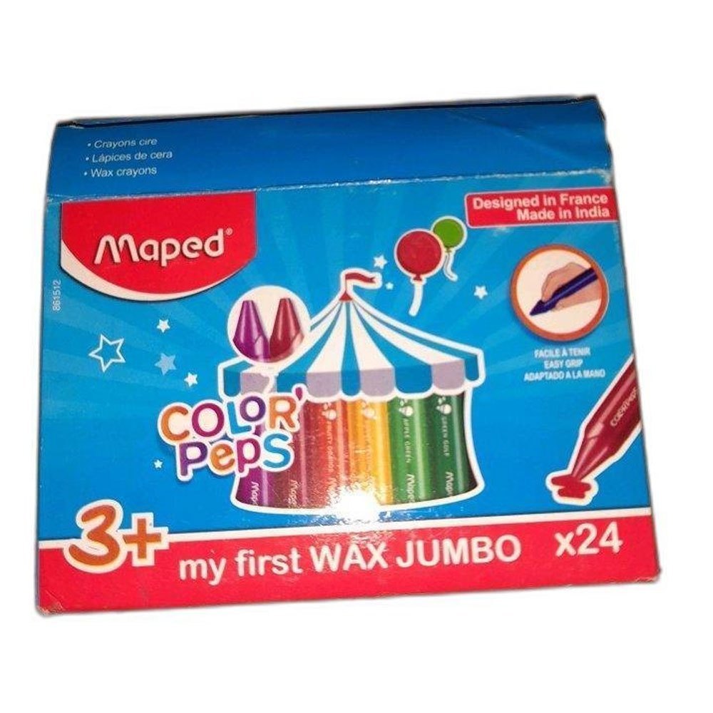 Maped Jumbo Wax 24 Shades