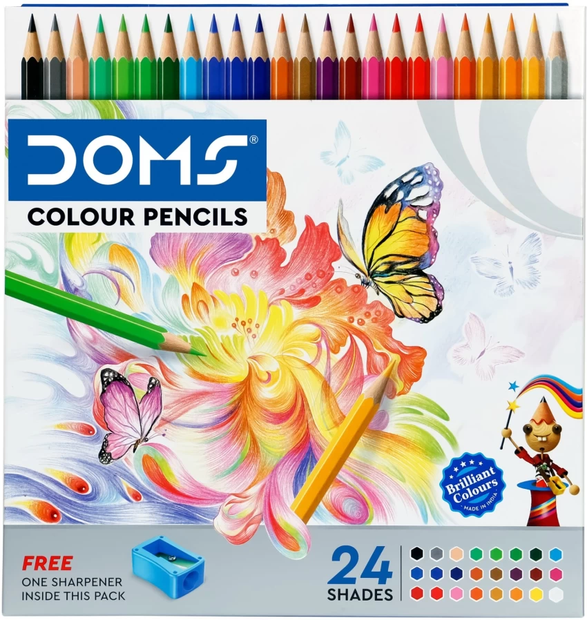 Doms 24 Shades Pencil Colours
