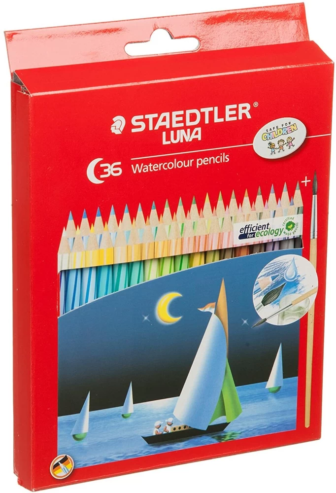 Staedtler Luna Water Pencils Colours 36 Shades
