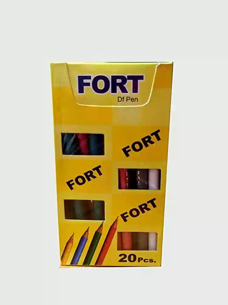 Fort Use & Throw Pen (20 pieces per Pack) (Blue)