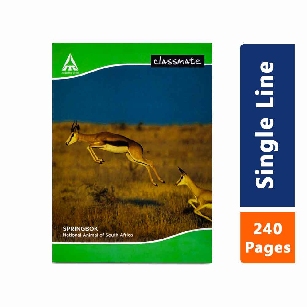 ClassMate 240 Pages Single Line Register (Pack of 6)