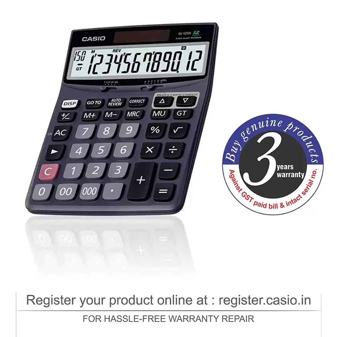 Casio DJ-120D Calculator