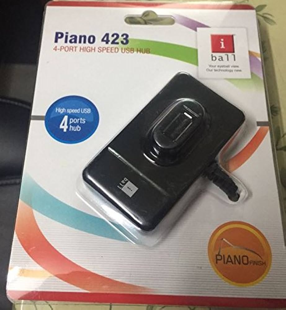 iBall Piano 423 4-Port Hi-Speed USB Hub