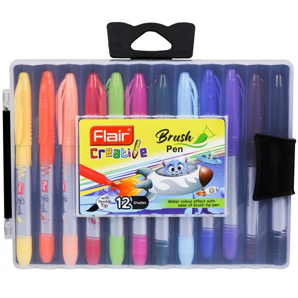 Flair Brush Pens 12 Shades