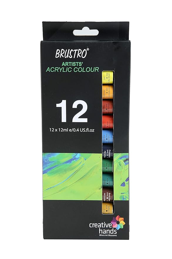 Brustro Artists' Acrylic Colours 12 Shades