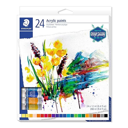 Staedtler Acrylic Paint 24 Shades in 12ml