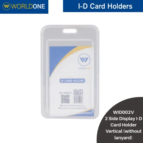 WorldOne WID002V ID Card Holder (Pack of 5)