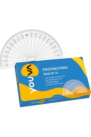 YouVA Protractors (Pack of 10)