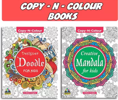 Pinwheel Copy-N-Colour Book (Set of 2)