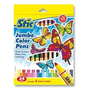 Stic Jumbo Color Pens 24 Shades