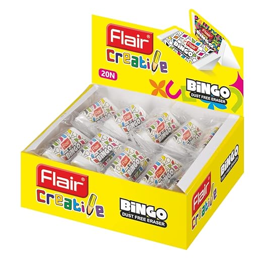 Flair Creative Bingo Dustrfree Eraser