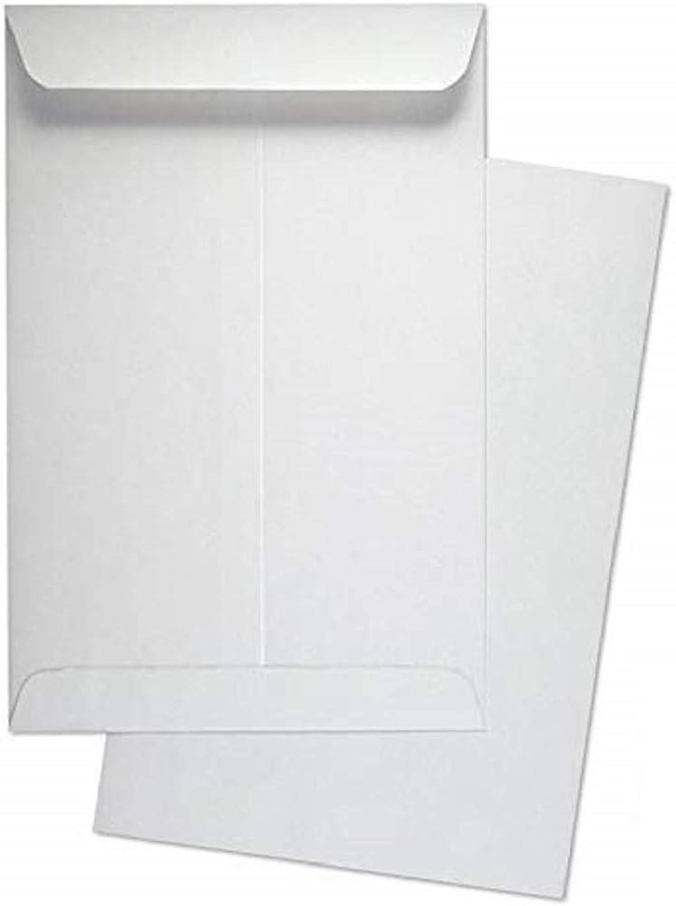 10 X 12 White Envelopes (Pack of 50 Envelopes)
