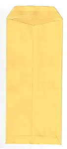 9 X 4 Yellow Laminated Envelopes (Pack of 50 Envelopes)
