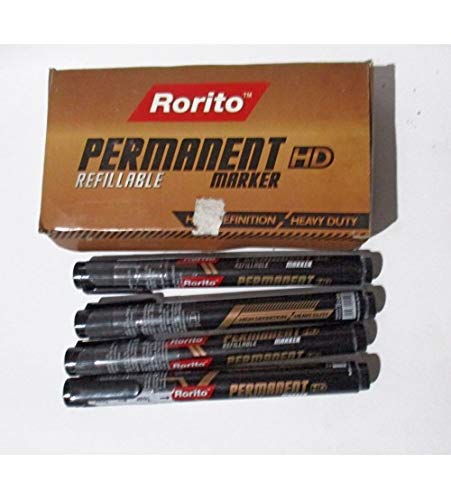 Rorito Permanent Marker (10 Pieces Per Pack) (Black)